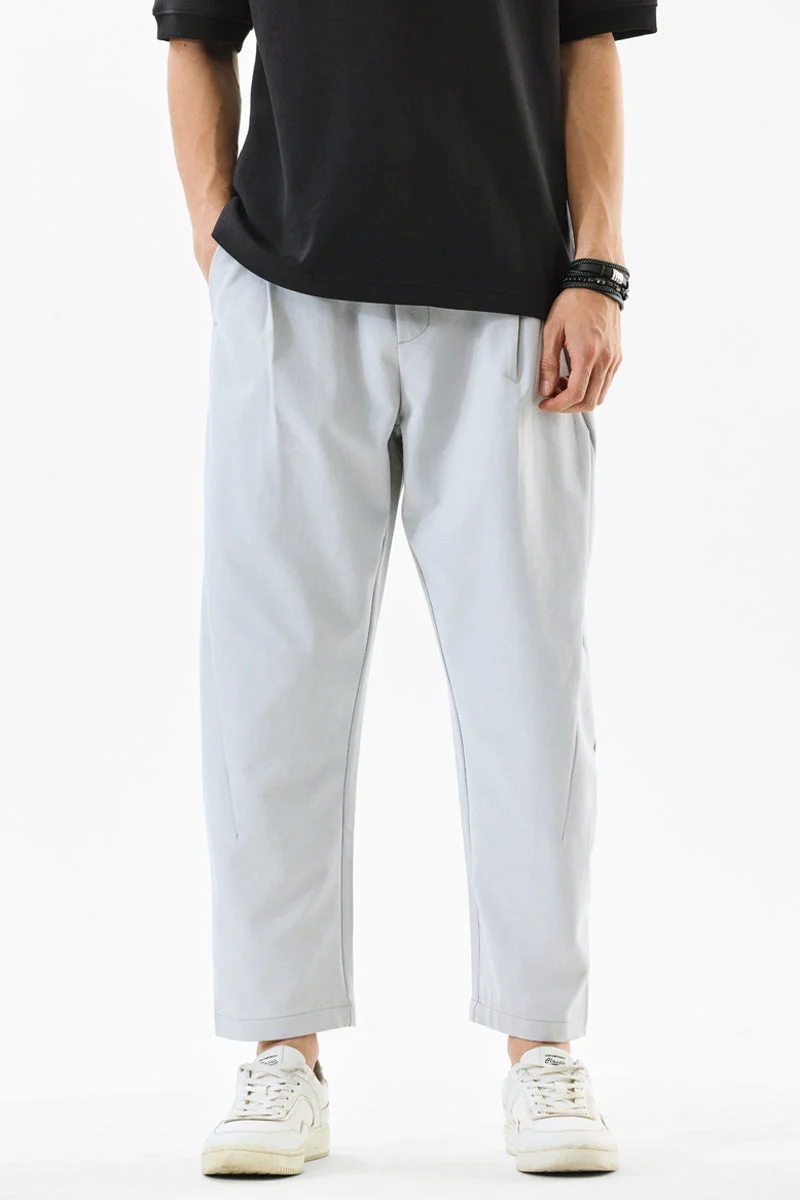 سنيتش Baggy Fit Grey Trousers
